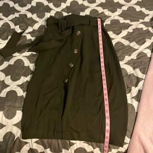 ONE5ONE Pencil Skirt Green